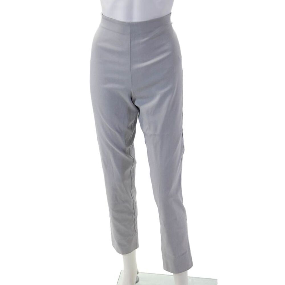 Equestrian Women Gray Ankle Cropped Dress Pants Size M